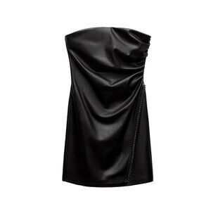 Zara leather dress